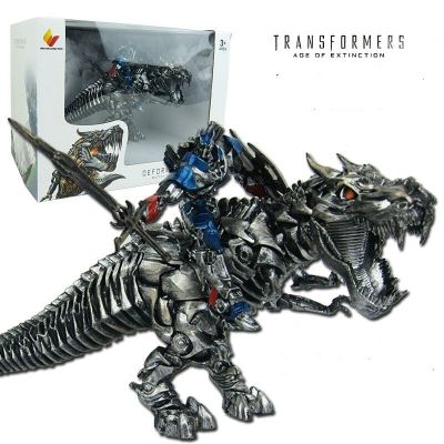 Tyrannosaurus Rex Grimlock รูปการกระทำหม้อแปลงไฟฟ้า4อายุของมหาวิบัติ Optimus Prime รูป