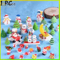 VHGG DIY Craft Fairy Garden Ornaments Dollhouse Accessories Cartoon Doll Miniature Santa Statue Xmas Figurines Mini Toys