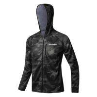 ✲ Shimano camouflage แขนยาว hooded ตกปลากับกระโปรงครีมกันแดดแห้งเร็วชุดแมลงเสื้อผ้า