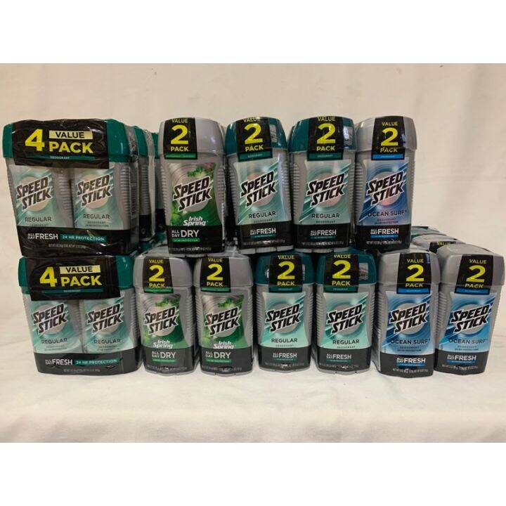 🇺🇸 Speed Stick Antiperspirant Deodorant Aluminum Free Value Pack 85gms