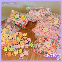 SYBOOKS 20pcs/set อีลาสติก ยางรัดผมเด็ก ที่มัดผม คาวาอิ เชือกมัดผมเด็ก ของใหม่ Scrunchie ที่มัดผมหางม้า สำหรับผู้หญิง