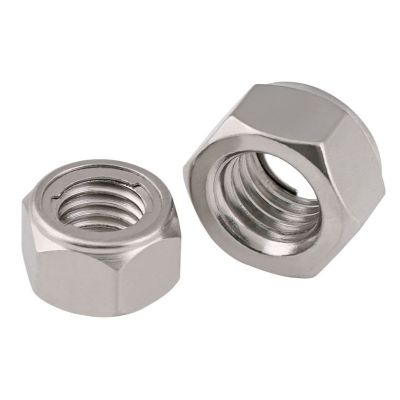 GB6184 Authentic 304 stainless steel metal locking metal self locking nut anti loose nut M3 M20 2PCS