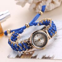 2023 New Small Dial Diamond Ladies Handwoven Watch Creative Adjustable Retractable Rope Quartz Watch