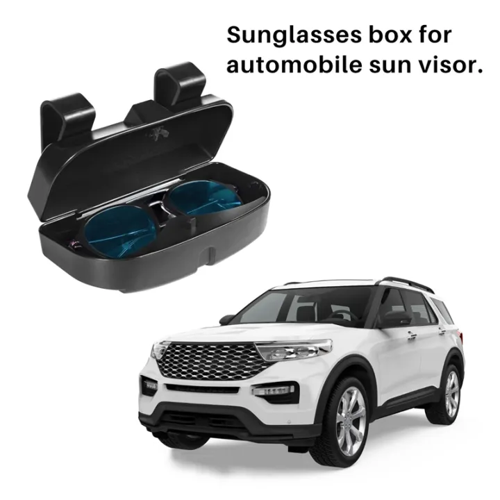 car-sun-visor-sunglasses-case-holder-eye-glasses-organizer-box-credit-card-slots-on-the-outside-double-snap-clip-design-fits-all-vehicle-models-easy-installation