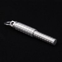 Super fine TC4 Ti titanium 3 inch short pocket tactical ballpoint pen self defence survival breaker EDC keychain