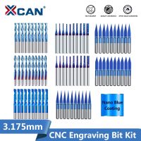 【DT】hot！ XCAN End Mill Milling Cutter 3.175mm Shank Router Bit Coated Carbide Engraving Tools