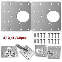 ♞ Cabinet Hinge Repair Fixed Plate Door Close Hinges Furniture Repair Mount Tool Kitchen Cupboard Door Fixing Panel Hardware