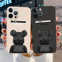 เคสโทรศัพท์สำหรับ IPhone 11 IPhone ปลอก12 Pro Max 12 Mini XR X XS Max 6 6S Plus 7 8 SE 2020 7 8 Plus Soft TPU Simple Straight Edge เกมส์ลูกบาศก์รูบิกวาดหมีรุนแรงการ์ตูนเคสโทรศัพท์ S