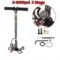 300Bar 30Mpa 4500Psi 3 Stage Hand Operated PCP Pump for Air Mini High Pressure Compressor for Car Bicycle