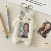 hot！【DT】﹊  Photocard Holder Kpop Idol Photo Sleeve Student ID Card Cover With Keychain Pendant