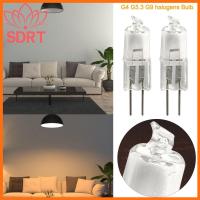 SDRT 5pcs แก้วกระจกหลอด หลอดไฟฮาโลเจน G9 G5.3 12โวลต์/220โวลต์ 10วัตต์20วัตต์35วัตต์40วัตต์ โคมไฟเซรามิกส์ 2023 หรี่แสงได้ โคมไฟอโรมาเธอราพี เหมือนจริงเหมือนจริง