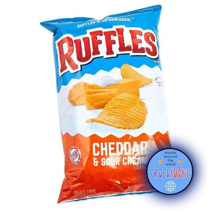 Ruffles Cheddar & Sour Cream Potato Chips 184.2g | Lazada PH