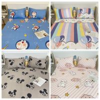 Allswonderland [Ready Stock]Fitted sheet bedsheet polyester fitted sheet printed bed sheet with garterized around rubber fixed bedsheet