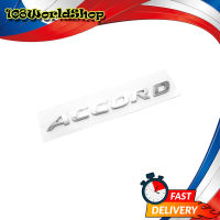 Logo Accord โครเมี่ยม Honda  ขนาด 19x1 จำนวน 1 Piece Accord ปี2005 - 2018มีบริการเก็บเงินปลายทาง