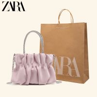 ZARAˉ ZARA high-end wrinkled temperament cloud bag womens hand-held 2023 new summer large-capacity chain cross-body small bag