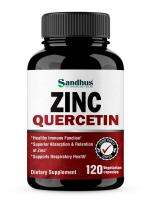 ซิงค์+เควอซิติน  Zinc+Quercetin 120 Vegetarian Capsules