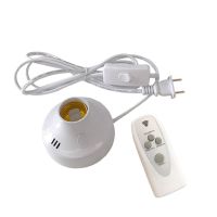 Remote Control E27 LED Lamp Base with timer  Plug in Wireless Screw Light Base Holder Socket for home bedroom Nails Screws Fasteners