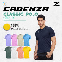 เสื้อโปโลคอปกผู้ชาย CADENZA (คาเดนซ่า) รุ่น CDL-11 ผ้า MICRO POLYESTER ชุดที่ 2 ของแท้100%