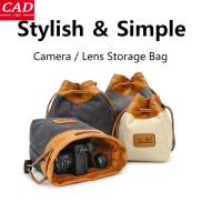 Túi đựng máy ảnh DSLR có dây rút chất vải chống thấm tốt thích hợp cho