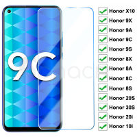 กระจกนิรภัย 9H สำหรับ Huawei Honor 9X 9A 9C 9S 10X ป้องกันหน้าจอ Honor 8X 8A 8C 8S 20S 30S 9i 10i 20i แก้วป้องกันความปลอดภัย-Xdeiu