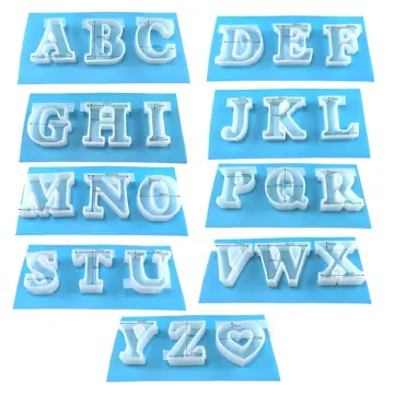Resin Molds Letters Large Silicone Molds for Resin Jewelry Resin Casting  Molds Alphabet DIY Crafting