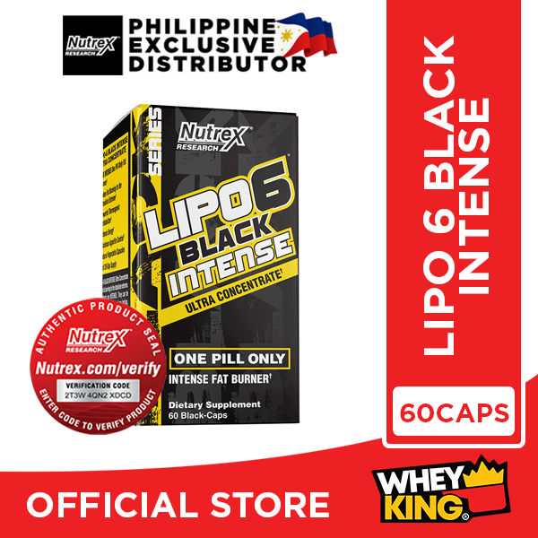 NUTREX LIPO 6 INTENSE 60caps Ultra Concentrate Fat Burner Lazada PH
