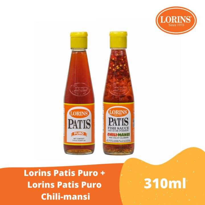 LORINS PATIS PURO + LORINS PATIS PURO CHILI MANSI SET OF TWO 310ML ...