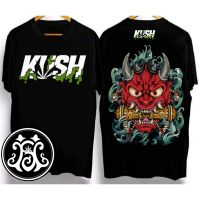 KUSH 2023 ออกแบบใหม่ Unisex เสื้อยืดที่มีสีสันผ้าฝ้าย 100% Crew neck T-shirt เสื้อยืดลำลองผู้ชาย แขนสั้นทรงหลวมสไตล์เรโทร