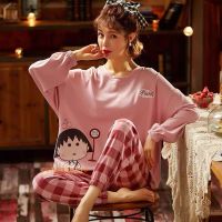 lady pajamas M - 5XL Women Pyjamas Plus Size Baju Tidur Perempuan Pajamas Sleepwear Nightwear Long Sleeve Ladies Nightwear Baju Tido Wanita ชุดนอนผู้หญิง pyjamas perempuan