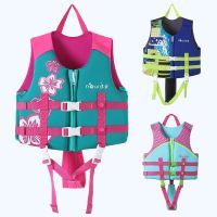 Life Jacket Kids Child Watersports Swim Vest Flotation Device Neoprene Boys Girls Swimwear Training Aid Safety Bathing Suit