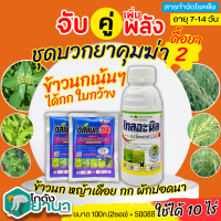 ? ชุดบวกยาคุม2 โกลอะนิล+ดิสแบค ขนาด 500ซีซี+100กรัมx2ซอง กำจัดหญ้าข้าวนก หญ้าเดือย กก ผักปอดนา