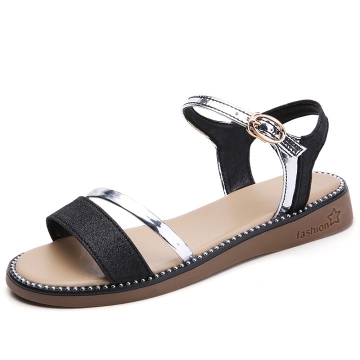 ขายดีที่สุด-ioztt2023-eofk-sandals-2020-new-for-flat-shoes-glitter-ladies-flats-fashion