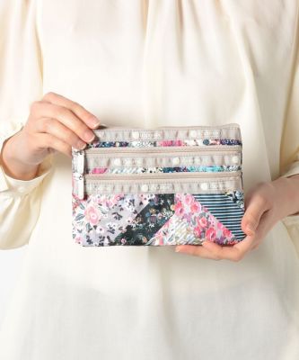 Li Shi Bao กระเป๋าเงินเหรียญใหม่3ถุงตกแต่งถุงเก็บขนาดเล็กและพิมพ์เต็ม7158