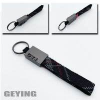 Simple Fabric Weaving Key Chain Metal Key Ring Key Auto Key Accessories For VW Golf Polo Passat DSG GTI CC Touareg