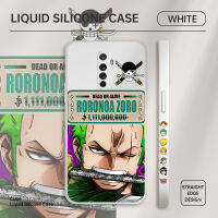 เคสเคสโทรศัพท์สำหรับ Realme X2 Realme X2โปรรูปการ์ตูนสุดเจ๋ง Zoro เคสเคสโทรศัพท์ลายของเหลวคลุมทั้งหมดปลอกซิลิโคนแบบขอบสี่เหลี่ยม