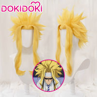 Yagi Toshinori วิกผมคอสเพลย์อะนิเมะคอสเพลย์วิกผมฮีโร่ของฉัน A Cademia คอสเพลย์ DokiDoki Boku ไม่มีฮีโร่ A Cademia คอสเพลย์วิกผมผมสีเหลือง