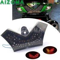 ♤ไฟกระพริบสำหรับ ZX14R ZX14นินจาคาวาซากิแบบ ZZR1400ไฟท้าย LED ไฟท้ายแบบรวมไฟแสดงสถานะเบรคท้ายจักรยานยนต์รัน2006-2019