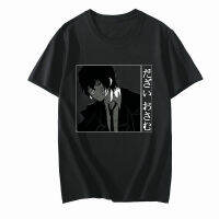 [มีสินค้า]ญี่ปุ่น ฮาราจูกุ อะนิเมะ Osamu DazaiPrinted เสื้อยืด Manga