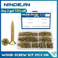 【SAVAGE Hardware Tools】 Nindejin ชุดสกรูไม้ M3.5 M4 Cross Countersunk Head - Aliexpress