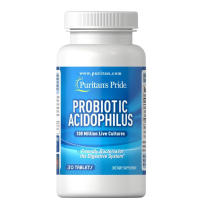 Puritans Pride Probiotic Acidophilus 30 Tablets อาหารเสริมโปรไบโอติกจุลินทรีย์มีประโยชน์ แก้ท้องผูก ปรับสมดุลลำไส้