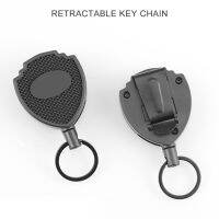 พวงกุญแจหดได้ Multi-Tool CarabinerKeychain ID Badge Carabiner Clip Anti-Lost Key Card Holder