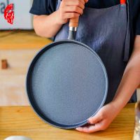 【จัดส่งภายใน 24 ชม】Cast Iron Skillet, Cast Iron Pan 26CM, non-stick pan, pancake pan, pancake pan, pizza pan