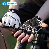 INBIKE MTB เหมาะสำหรับถุงมือขี่จักรยานสำหรับผู้ชายกันกระแทกฤดูร้อนจักรยานถนนเหมาะสำหรับถุงมือไม่มีนิ้วฟิตเนสกีฬาเหมาะสำหรับถุงมืออุปกรณ์เครื่องปั่นจักรยานออกกำลังกาย