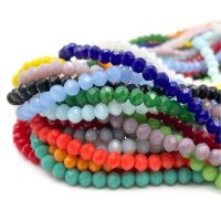 ♚✙♧ 2 3 4 6 8mm Mix Color Crystal Beads for Jewelry Making Round Faceted Loose Spacer Glass Beads for Bracelets DIY Accessories