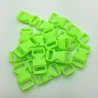 10pcs/lot 3/8 10mm Wide Green Contoured Side Release For Paracord Bracelet Plastic Buckle