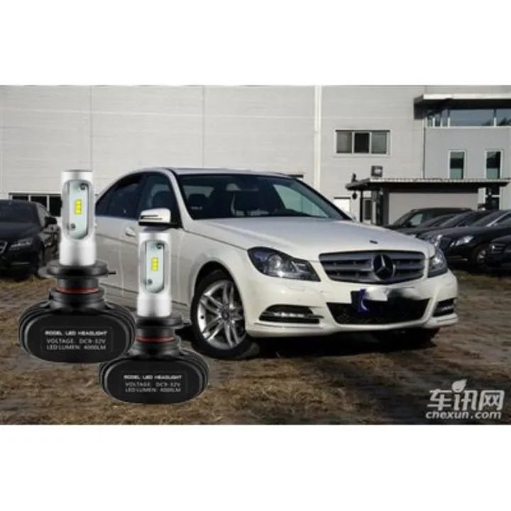 New Arrival 2PCS White H7 LED Car Headlight Bulbs Lights for Benz W211