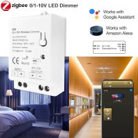 【HOT Tuya Smart Zigbee 3.0 0-10V 1-10V Dimming Controller Strip Dimming LED Music Controller Dimming Switch Support smartthings FORE