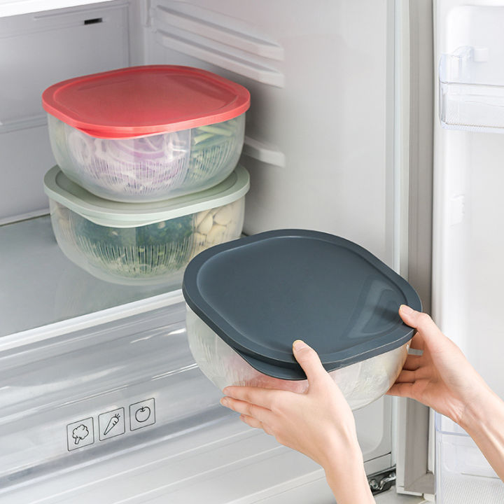 kitchen-organizer-refrigerator-storage-box-food-fresh-keeping-boxes-for-fruit-vegetable-drain-crisper-freezer-sealed-container