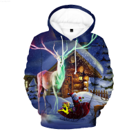 Christmas 2022 Mens and Womens Hoodies Santa Claus 3D Print Childrens and Adult Hoodies {in store}