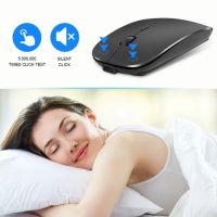 ⚡Clearance Sale LED Control Bluetooth Mouse Rechargeable Optical Wireless Mouse 2.4Ghz Silent Button USB for Computer Laptop Phone